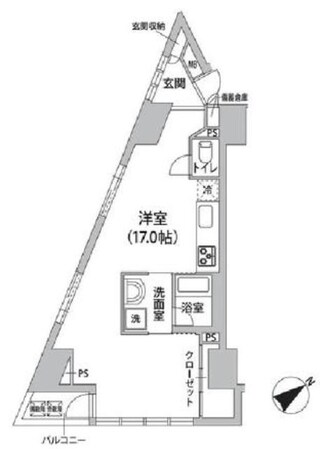 ロリエ銀座の物件間取画像